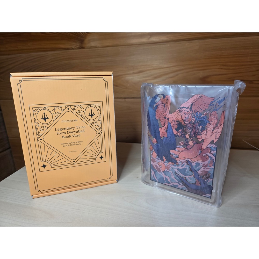 Illumicrate Book Vase OS Multicolor New City of Brass Daevabad Trilogy Acrylic